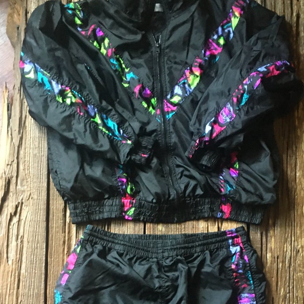 Vintage 90's Women's Windbreaker Track Suit